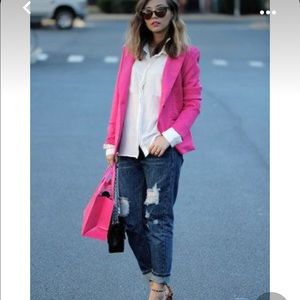 Pink blazer